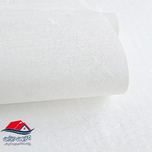 کاغذدیواری سفید ساده کد 004