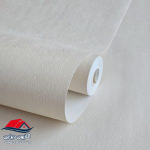 کاغذدیواری کرم ساده کد 011